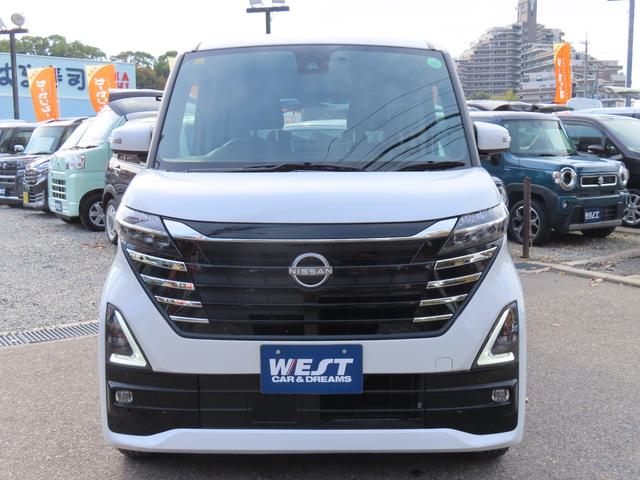 ルークス ハイウェイスター　Ｘ　純正９型ディスプレイオーディオ　全方位カメラ　前後ドラレコ　両側電動スライドドア　ＬＥＤオートヘッドライト　ＬＥＤフォグ　純正１４ＡＷ　障害物センサー　衝突軽減ブレーキ　アイスト　スマキー（5枚目）