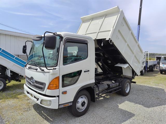 ヒノレンジャー 　４ｔ土砂禁ダンプ　走行距離２１６６２１ｋｍ　積載量３２００ｋｇ　２１０馬力　ＥＴＣ（12枚目）