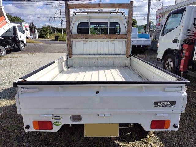 キャリイトラック  軽トラック 4WD 走行距離74907km 車検 令和8年7月8日 積載量350kg ETC(5枚目)
