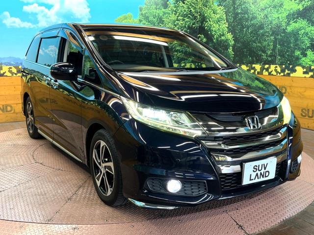 オデッセイ アブソルート 純正ナビ 後席モニター 両側電動スライドドア 衝突軽減ブレーキ クルーズコントロール ハーフレザーシート フルセグ Bluetooth LEDヘッドライト 純正17AW クリアランスソナー 禁煙車(16枚目)