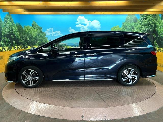 オデッセイ アブソルート 純正ナビ 後席モニター 両側電動スライドドア 衝突軽減ブレーキ クルーズコントロール ハーフレザーシート フルセグ Bluetooth LEDヘッドライト 純正17AW クリアランスソナー 禁煙車(54枚目)