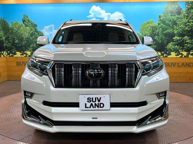 ランドクルーザープラド ＴＸ　Ｌパッケージ　モデリスタエアロ　サンルーフ　メーカナビ　パノラミックビューモニター　レーダークルーズコントロール　ウッドコンビステア　シートベンチレーション　デジタルインナーミラー　ＥＴＣ２．０　ＬＥＤヘッド（15枚目）