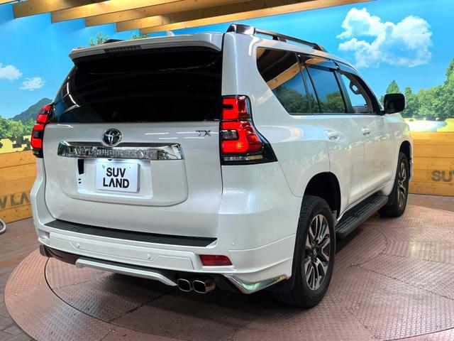 ランドクルーザープラド ＴＸ　Ｌパッケージ　モデリスタエアロ　サンルーフ　メーカナビ　パノラミックビューモニター　レーダークルーズコントロール　ウッドコンビステア　シートベンチレーション　デジタルインナーミラー　ＥＴＣ２．０　ＬＥＤヘッド（18枚目）