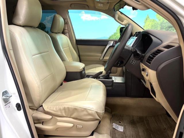 ランドクルーザープラド ＴＸ　モデリスタエアロ　サンルーフ　レーダークルーズコントロール　衝突軽減ブレーキ　オートマチックハイビーム　ＳＤナビ　Ｂｌｕｅｔｏｏｔｈ　フルセグ　ＬＥＤヘッド　クリアランスソナー　禁煙車　ベージュ内装（8枚目）