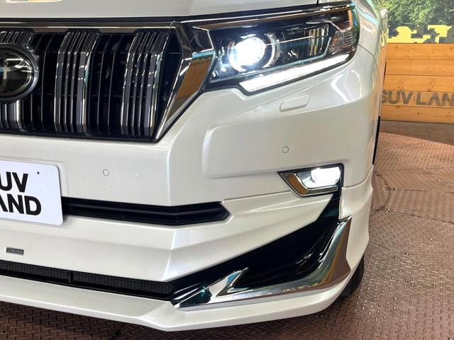 ランドクルーザープラド ＴＸ　モデリスタエアロ　サンルーフ　レーダークルーズコントロール　衝突軽減ブレーキ　オートマチックハイビーム　ＳＤナビ　Ｂｌｕｅｔｏｏｔｈ　フルセグ　ＬＥＤヘッド　クリアランスソナー　禁煙車　ベージュ内装（13枚目）