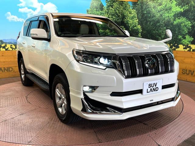 ランドクルーザープラド ＴＸ　モデリスタエアロ　サンルーフ　レーダークルーズコントロール　衝突軽減ブレーキ　オートマチックハイビーム　ＳＤナビ　Ｂｌｕｅｔｏｏｔｈ　フルセグ　ＬＥＤヘッド　クリアランスソナー　禁煙車　ベージュ内装（16枚目）