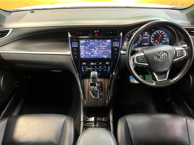 ハリアー エレガンス　フルエアロ　バックカメラ　禁煙車　ハーフレザーシート　パワーシート　ドラレコ　スマートキー　ＬＥＤヘッド　ビルトインＥＴＣ　１８インチアルミ　オートライト　デュアルエアコン　Ｂｌｕｅｔｏｏｔｈ（2枚目）