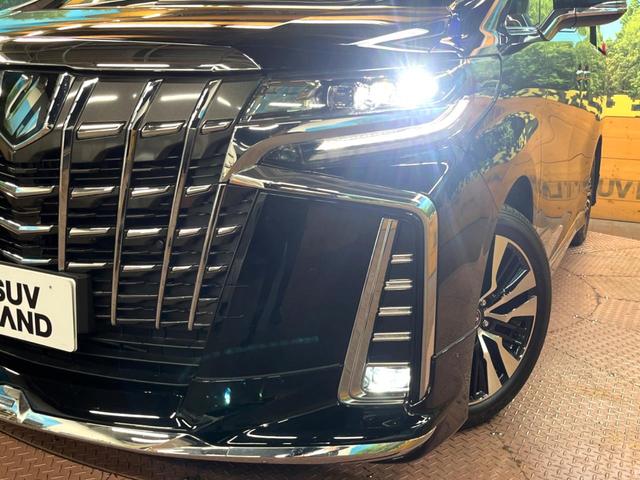 アルファード 2.5S Cパッケージ モデリスタフルエアロ サンルーフ レーダークルーズコントロール フリップダウンモニター 両側電動スライドドア 3眼LEDヘッド シートベンチレーション ステアリングヒーター バックカメラ フルセグ(14枚目)