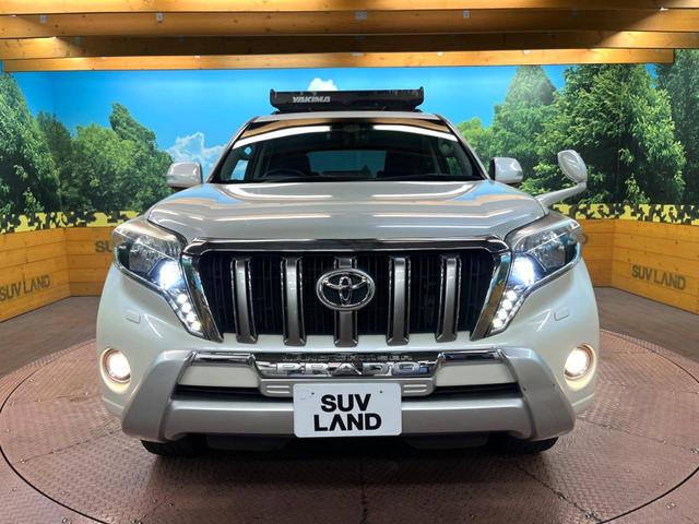 ランドクルーザープラド TX 4WD サンルーフ バックカメラ ETC スマートキー 純正17インチアルミ ヘッドライトウォッシャー 横滑り防止機能 ドライブレコーダー オートライト LEDヘッド フルセグ Bluetooth(14枚目)