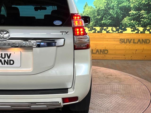 ランドクルーザープラド TX 4WD サンルーフ バックカメラ ETC スマートキー 純正17インチアルミ ヘッドライトウォッシャー 横滑り防止機能 ドライブレコーダー オートライト LEDヘッド フルセグ Bluetooth(29枚目)