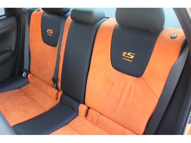 WRX STI tSタイプRA NBRチャレンジP 東京オートサロン出展車 EJ25 2500cc公認車 300台限定STI ts タイプRA レカロレザー張替えリアシート張替えワンオーナーバリスFバンパー ダムドリアバンパー コンプリートカー(32枚目)