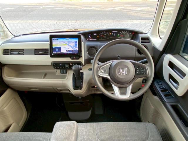 Ｎ－ＢＯＸ Ｇ・Ｌホンダセンシング　ユーザー買取車　４ＷＤ　社外ナビ　地デジフルセグＴＶ　Ｂカメラ　ＥＴＣ　ホンダセンシング　左パワースライドドア　スマートキー　サイドバイザー　フロアマット　ステリモ　ＬＥＤヘッドライト（18枚目）