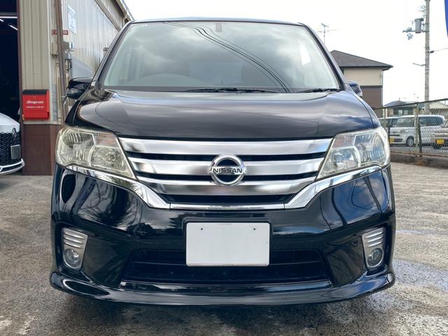 セレナ ハイウェイスター　Ｓ－ハイブリッド　ユーザー買取車　ワンオーナー　外ＨＤＤナビ　フルセグ　フリップダウンモニター　Ｂカメラ　両側パワスラ　スマートキー２個　純正１６インチＡＷ　クルコン　キセノンヘッド　外ＬＥＤフォグ　バイザー　マット（2枚目）