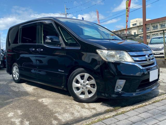 セレナ ハイウェイスター　Ｓ－ハイブリッド　ユーザー買取車　ワンオーナー　外ＨＤＤナビ　フルセグ　フリップダウンモニター　Ｂカメラ　両側パワスラ　スマートキー２個　純正１６インチＡＷ　クルコン　キセノンヘッド　外ＬＥＤフォグ　バイザー　マット（13枚目）