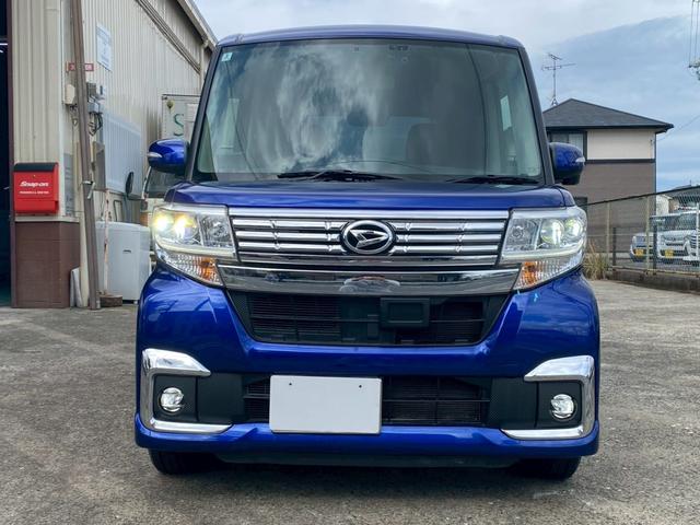 タント カスタムX ユーザー買取車 ストラーダSDナビ フルセグ ETC スマートキー LEDヘッド 左パワスラ 革調シートカバー 外レーダー探知機 オートライト 純正AW 取説 保証書 ドラレコ マット バイザー(2枚目)