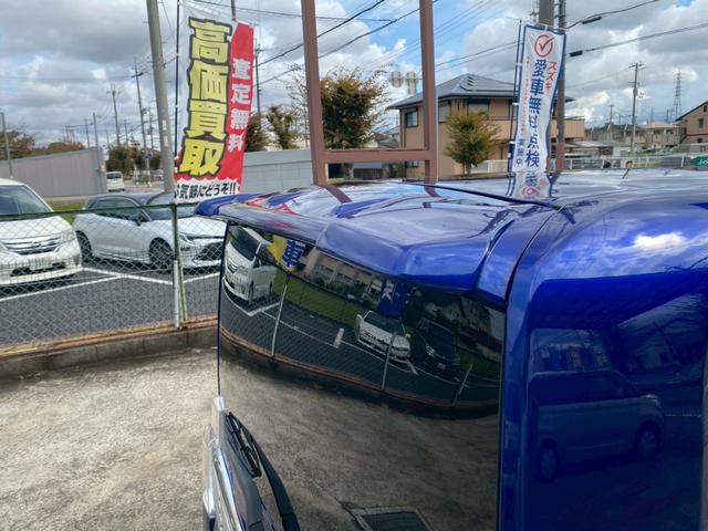 タント カスタムX ユーザー買取車 ストラーダSDナビ フルセグ ETC スマートキー LEDヘッド 左パワスラ 革調シートカバー 外レーダー探知機 オートライト 純正AW 取説 保証書 ドラレコ マット バイザー(4枚目)