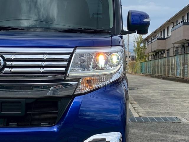 タント カスタムX ユーザー買取車 ストラーダSDナビ フルセグ ETC スマートキー LEDヘッド 左パワスラ 革調シートカバー 外レーダー探知機 オートライト 純正AW 取説 保証書 ドラレコ マット バイザー(7枚目)