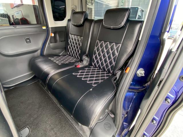 タント カスタムX ユーザー買取車 ストラーダSDナビ フルセグ ETC スマートキー LEDヘッド 左パワスラ 革調シートカバー 外レーダー探知機 オートライト 純正AW 取説 保証書 ドラレコ マット バイザー(52枚目)