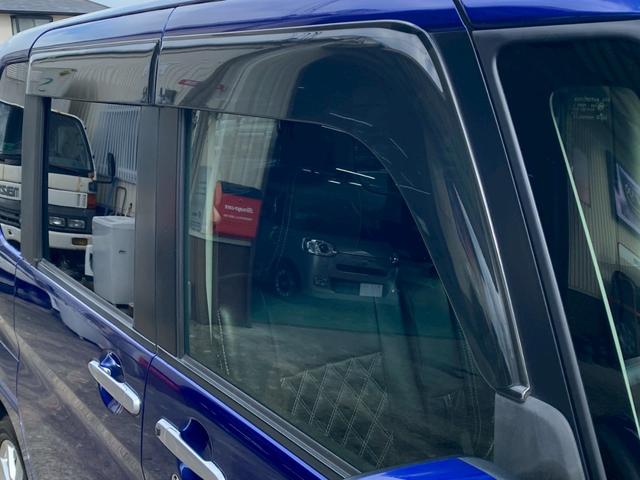 タント カスタムX ユーザー買取車 ストラーダSDナビ フルセグ ETC スマートキー LEDヘッド 左パワスラ 革調シートカバー 外レーダー探知機 オートライト 純正AW 取説 保証書 ドラレコ マット バイザー(56枚目)