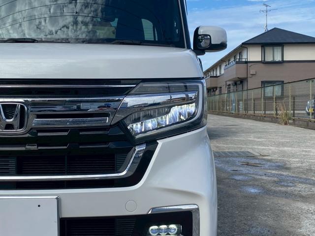 N-BOXカスタム Lターボ ユーザー買取車 ワンオーナー ギャザーズナビ Bカメラ ETC 前後ドラレコ 両側パワスラ ホンダセンシング USBポート スマートキー2個 ハーフレザーシート サイドバイザー マット 取説&保証書(8枚目)