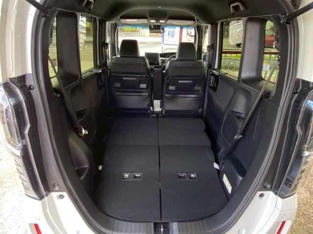 N-BOXカスタム Lターボ ユーザー買取車 ワンオーナー ギャザーズナビ Bカメラ ETC 前後ドラレコ 両側パワスラ ホンダセンシング USBポート スマートキー2個 ハーフレザーシート サイドバイザー マット 取説&保証書(62枚目)