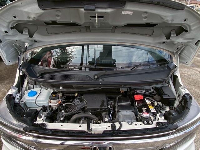 N-BOXカスタム Lターボ ユーザー買取車 ワンオーナー ギャザーズナビ Bカメラ ETC 前後ドラレコ 両側パワスラ ホンダセンシング USBポート スマートキー2個 ハーフレザーシート サイドバイザー マット 取説&保証書(68枚目)