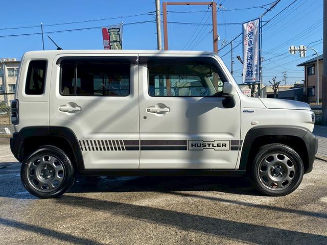 ハスラー ハイブリッドＧ　ワンオーナー　ユーザー買取車　デュアルカメラブレーキサポート　運転席・助手席・サイド・カーテンエアバック　スマートキー２個　サイドバイザー　　前席シートヒーター　ドアサイドデカール　新車保証書　取説（10枚目）