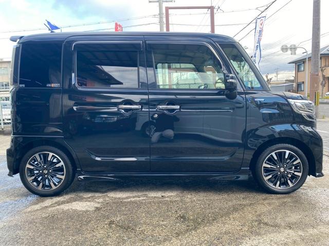 スペーシアカスタム ハイブリッドＸＳターボ　ユーザー買取　ワンオーナー　純正８インチナビ　フルセグ　全方位モニター用カメラパッケージ　コムテック製ミラー型ドラレコ　ＥＴＣ　両側パワースライドドア　ＨＵＤ　ＬＥＤヘッド　ハーフレザー　パドルシフト（14枚目）