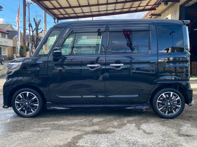 スペーシアカスタム ハイブリッドＸＳターボ　ユーザー買取　ワンオーナー　純正８インチナビ　フルセグ　全方位モニター用カメラパッケージ　コムテック製ミラー型ドラレコ　ＥＴＣ　両側パワースライドドア　ＨＵＤ　ＬＥＤヘッド　ハーフレザー　パドルシフト（15枚目）