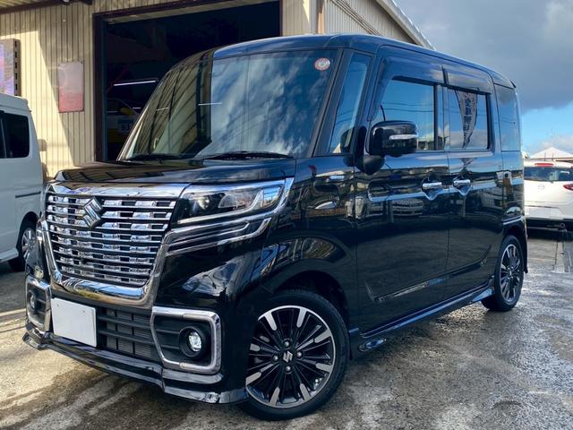 スペーシアカスタム ハイブリッドＸＳターボ　ユーザー買取　ワンオーナー　純正８インチナビ　フルセグ　全方位モニター用カメラパッケージ　コムテック製ミラー型ドラレコ　ＥＴＣ　両側パワースライドドア　ＨＵＤ　ＬＥＤヘッド　ハーフレザー　パドルシフト（24枚目）