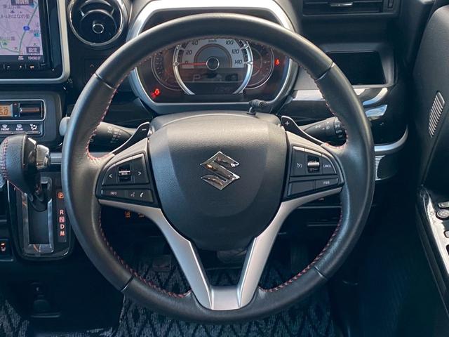 スペーシアカスタム ハイブリッドＸＳターボ　ユーザー買取　ワンオーナー　純正８インチナビ　フルセグ　全方位モニター用カメラパッケージ　コムテック製ミラー型ドラレコ　ＥＴＣ　両側パワースライドドア　ＨＵＤ　ＬＥＤヘッド　ハーフレザー　パドルシフト（35枚目）