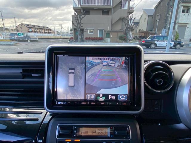 スペーシアカスタム ハイブリッドＸＳターボ　ユーザー買取　ワンオーナー　純正８インチナビ　フルセグ　全方位モニター用カメラパッケージ　コムテック製ミラー型ドラレコ　ＥＴＣ　両側パワースライドドア　ＨＵＤ　ＬＥＤヘッド　ハーフレザー　パドルシフト（45枚目）