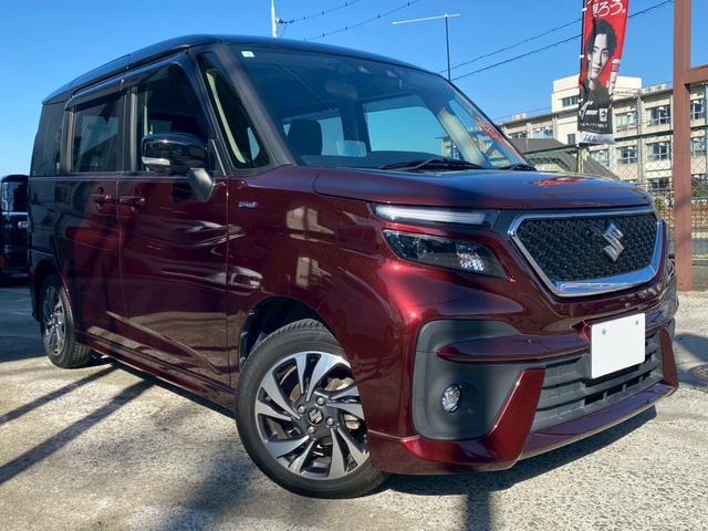 ソリオバンディット ハイブリッドＭＶ　ユーザー買取車　ワンオーナー　禁煙車　後席右側ワンアクションパワースライドドア　全方位モニター付メモリーナビ　フルセグ　前席シートヒーター　ＡＣＣ　ＨＵＤ　ＬＥＤヘッド　前後ドラレコ　スマートキー（17枚目）