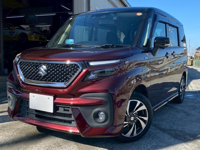 ソリオバンディット ハイブリッドＭＶ　ユーザー買取車　ワンオーナー　禁煙車　後席右側ワンアクションパワースライドドア　全方位モニター付メモリーナビ　フルセグ　前席シートヒーター　ＡＣＣ　ＨＵＤ　ＬＥＤヘッド　前後ドラレコ　スマートキー（18枚目）