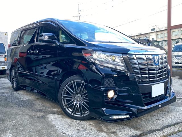 アルファード ２．５Ｘ　アルパインビックＸ　フルセグ　アルパインフリップダウンモニター　ＴＲＤ製Ｆ／Ｓ／Ｒエアロ　ＥＴＣ　アネーロコラソン２０インチＡＷ　両側パワースライド　Ｆ／Ｒカメラ　オートライト　バイザー　社外ハンドル（19枚目）