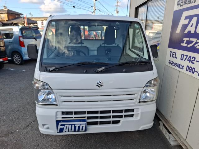 キャリイトラック ＫＣエアコン・パワステ　ワンオーナーユーザー買取車　パートタイム４ＷＤ　３速オートマ車検令和８年１２月　ＥＴＣ　禁煙車　ブリジストンマッド＆スノータイヤ　荷台アオリプロテクター　荷室ゴムマット（2枚目）