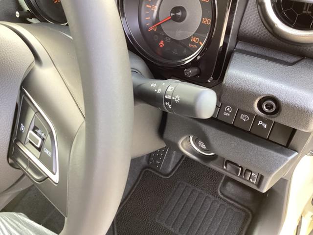 ジムニー ＸＣ　ＤＯＨＣ　ＶＶＴ　ターボエンジン　４ＡＴ　ＬＥＤヘッドランプ　クルーズコントロールシステム　スズキセーフティサポート　シートヒーター　ヘッドランプウォッシャー　ステアリングスイッチ　届出済未使用車（30枚目）