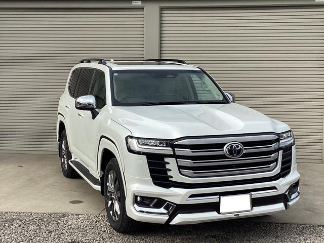 ランドクルーザー ZX 登録済未使用車 改良後モデル モデリスタエアロ 12.3型ナビ JBLサウンド リヤエンターテイメント ブラックルーフレール クールボックス 内装ベージュ ムーンルーフ 空気圧警報システム(2枚目)