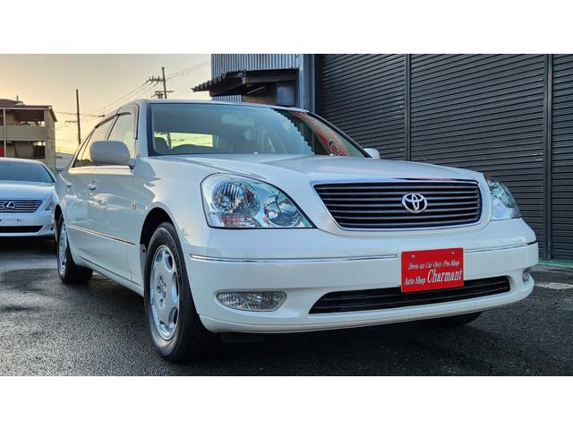 セルシオ Ｃ仕様　内外装５星鑑定書付　ワンオーナー車　希少エクリュ内装　本革エアシート　スマートキー　点検記録簿各車検時１１枚　純正ホイール　純正ナビ　社外ＴＶ＆ＥＴＣ　ＣＤチェンジャー　クルコン　当時物フルノーマル車（4枚目）