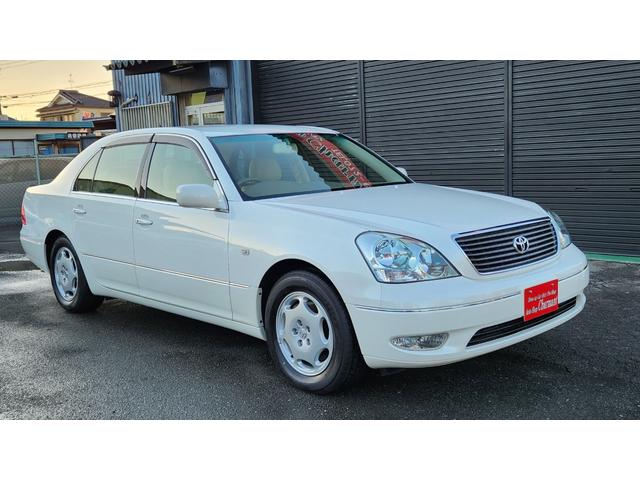 セルシオ Ｃ仕様　内外装５星鑑定書付　ワンオーナー車　希少エクリュ内装　本革エアシート　スマートキー　点検記録簿各車検時１１枚　純正ホイール　純正ナビ　社外ＴＶ＆ＥＴＣ　ＣＤチェンジャー　クルコン　当時物フルノーマル車（5枚目）