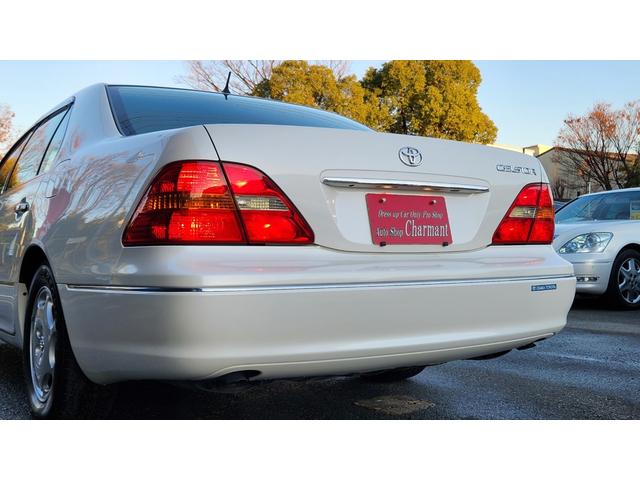 セルシオ Ｃ仕様　内外装５星鑑定書付　ワンオーナー車　希少エクリュ内装　本革エアシート　スマートキー　点検記録簿各車検時１１枚　純正ホイール　純正ナビ　社外ＴＶ＆ＥＴＣ　ＣＤチェンジャー　クルコン　当時物フルノーマル車（32枚目）