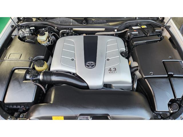 セルシオ C仕様 5☆鑑定付き 後期最終型 新品フルエアロ&AME20インチAW エアサスコントローラー ステンレスリアストレートマフラー 黒革エアシート ETC DVDチェンジャー Bカメラ オプションコーナーポール(46枚目)