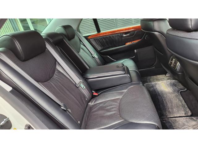 セルシオ C仕様 5☆鑑定付き 後期最終型 新品フルエアロ&AME20インチAW エアサスコントローラー ステンレスリアストレートマフラー 黒革エアシート ETC DVDチェンジャー Bカメラ オプションコーナーポール(79枚目)