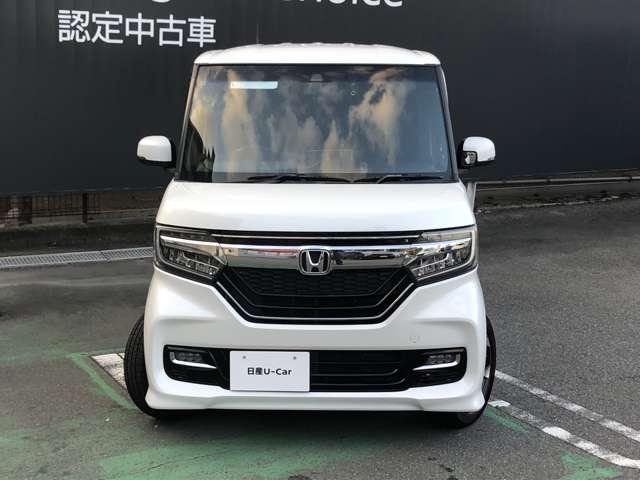N-BOXカスタム G・Lホンダセンシング パナソニックナビ バックカメラ ETC 衝突軽減ブレーキ 前後誤発進抑制機能 歩行者事故低減ステアリング 路外逸脱抑制機能 追従クルコン 車線維持支援 先行車発進お知らせ(7枚目)