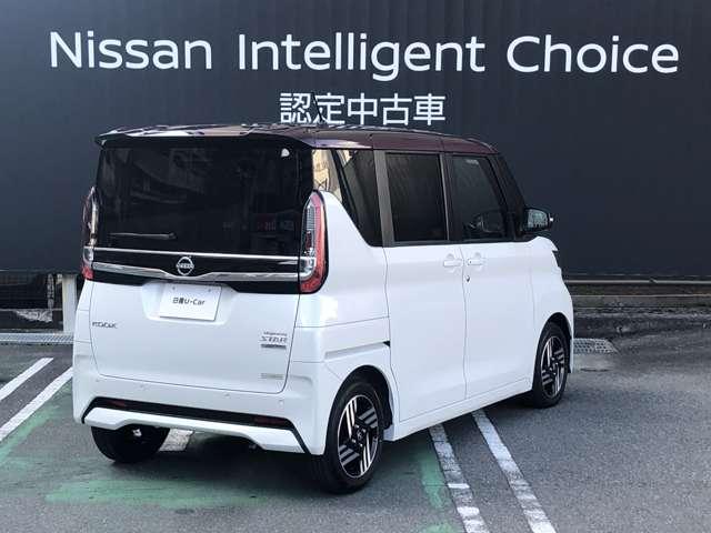 ルークス ハイウェイスター　Ｘ　走行距離無制限２年保証　大画面純正ナビ　ドラレコ　踏み間違防止装置　車線逸脱警報　衝突被害軽減ブレーキ　ＬＥＤヘッドライト　ハイビームアシスト　全周囲カメラ　ＥＴＣ２．０　スマートキー　オートエアコン（5枚目）