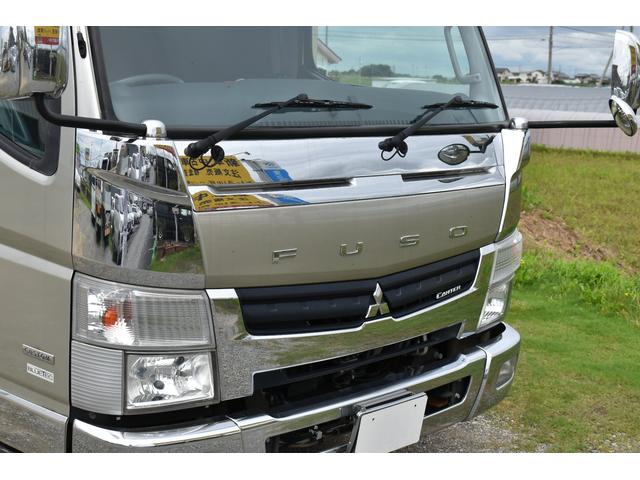 ワイドキャブロング全低床カスタム 積載車 社外ナビ ETC 内寸570・226 積載量3100キロ 3人乗車 ウインチ ラジコン メッキバンパー ナビ フルセグ 走行中OK DVD ドライブレコーダー シートカバー AT車(33枚目)