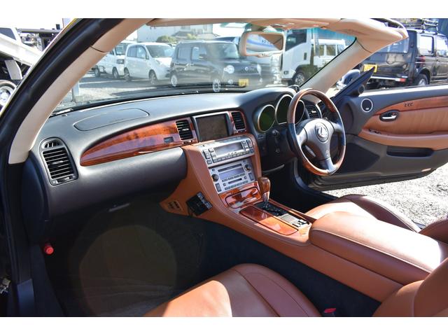 430SCV 純正ナビ 本革シート 茶革シート シートヒーター パワーシート ETC ウッドコンビハンドル マークレビンソン ローダウン 社外19AW(11枚目)