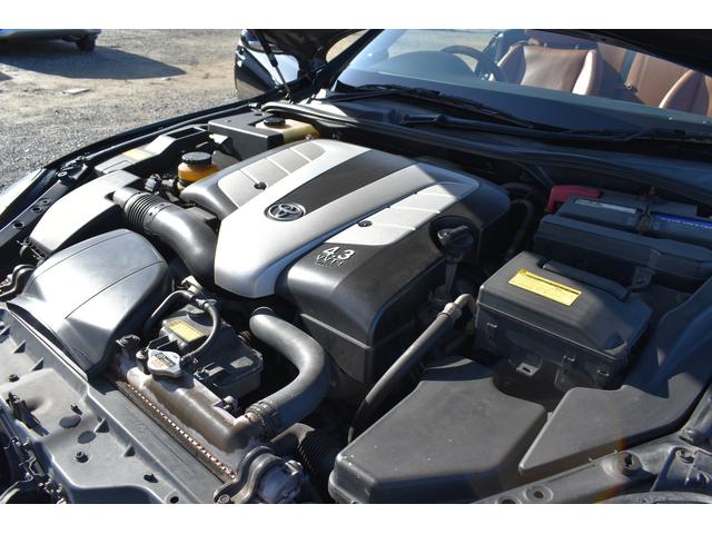 430SCV 純正ナビ 本革シート 茶革シート シートヒーター パワーシート ETC ウッドコンビハンドル マークレビンソン ローダウン 社外19AW(30枚目)