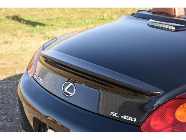 430SCV 純正ナビ 本革シート 茶革シート シートヒーター パワーシート ETC ウッドコンビハンドル マークレビンソン ローダウン 社外19AW(51枚目)