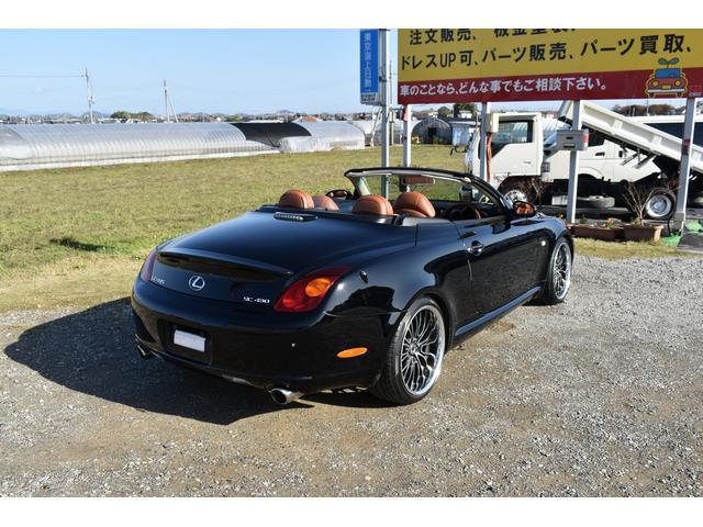 430SCV 純正ナビ 本革シート 茶革シート シートヒーター パワーシート ETC ウッドコンビハンドル マークレビンソン ローダウン 社外19AW(59枚目)